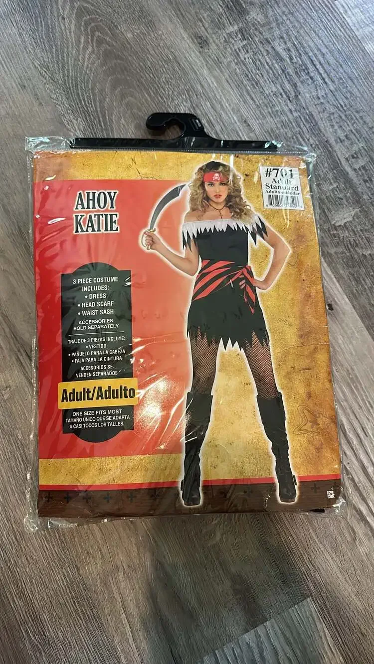 Ahoy Katie 3-Piece Pirate Adult Costume